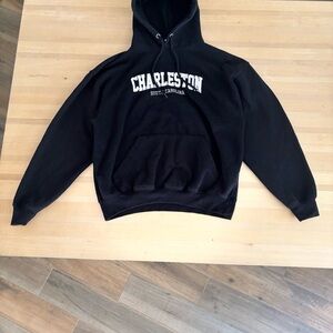 Charleston South Carolina Black Hoodie